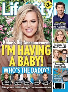 Cover of Life & Style magazine featuring Khloe Kardashian.