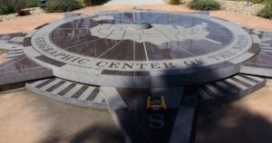 Monument for geographic center of the USA