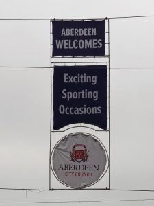 City sign over Aberdeen street