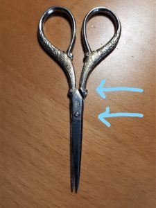Accidental scissors face